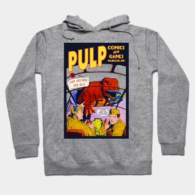 Pulp T-Rex Hoodie by PULP Comics and Games